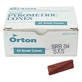 Orton small pyrometric cones for kiln sitter 04 (50)c