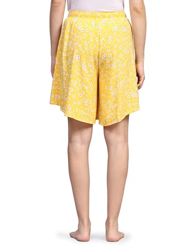 Image of B STORIES Women's Viscose Printed Lounge Culotte Shorts (Pack of 2)