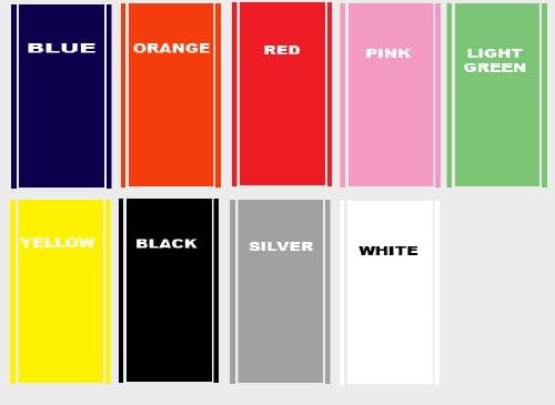 Truck Bed or Car Side Racing Stripe Set Universal 11"x40" Punisher You Pick the Color