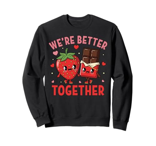 We're Better Together Strawberry Couple Valentine's Day �g���[�i�[