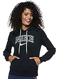 Nike W NSW Hoodie Vrsty Felpa, Donna, Black/Black/Sail, XS