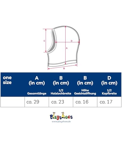 Playshoes Unisex Kinder Fleece-Schlupfmütze Winter-Mütze, dunkelblau, one size