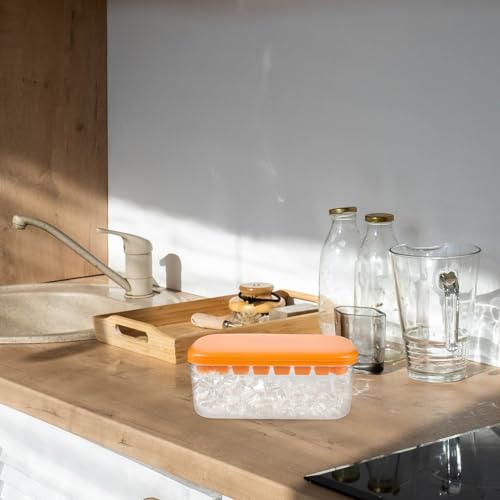 Molde para cubos de hielo de silicona fácil de usar miniatura 3