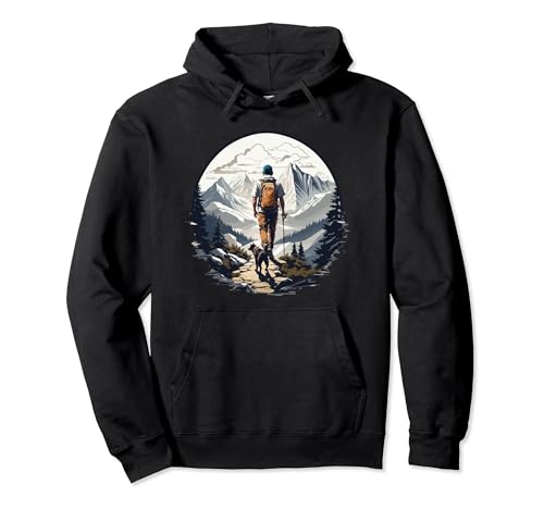 Senderismo Montaña Hombres Mujeres Aventura Camping Sender Sudadera con Capucha