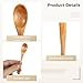 Generic Wood Spoons For Salt, Sugar, Honey, Pepper, 30 Pcs 3.9 Wood Spoons For Cooking, Spice Serving Teaspoons For Kitchen, All Wooden