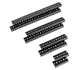 Penn Elcom R0828/12 Steel Rack Rail for Mounting Audio, Home Theatre, Recording Studio, PA Equipment