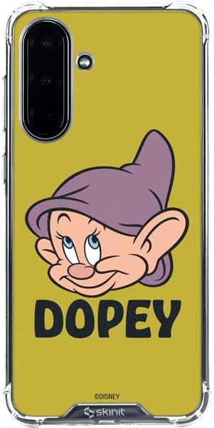 Skinit Clear Phone Case Compatible with Galaxy A36 5G - Officially Licensed Disney Snow White Dopey Dwarf Design
