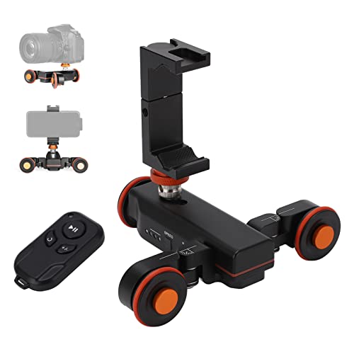 Controle deslizante de trilha elétrica, carregador USB câmera motorizada carrinho dobrável 3 kg/105,