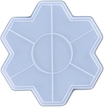 IOOOFU Bandeja Molde de resina epóxi Placa de serviço Placa Coaster Molde de silicone Ferramenta de artesanato DIY - 4#