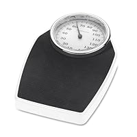 medisana PSD mechanische Personenwaage bis 150 kg, Körperwaage analog, Retrowaage im klassischem Design und großer Skala in frustfreier Verpackung und verstärkter Glasabdeckung