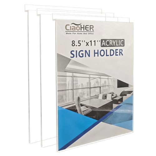 CiaoHER Slatwall Sign Holder