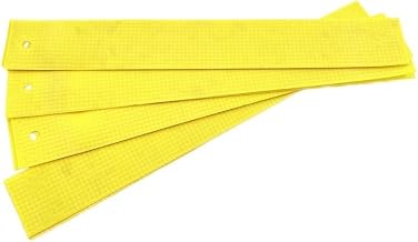20 Bandes Marqueurs en plastique pour ruches (jaunes) | Il permet aux abeilles de mieux identifier les ruches, convient à l'apiculture et est facile à installer.