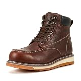 WORK BULL 6in Mens Moc Toe Steel/Soft Toe Work Boots...