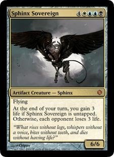 Magic The Gathering – Sphinx Sovereign (Sfinge Sovrana) – Shards Of Alara – Carta Mythic Rare