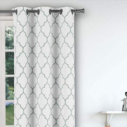 Lala + Bash Mattyson Blackout Window Curtain, 37 X 84 Inches, Seafoam Blue #TOP1