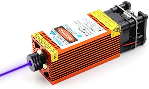 OXlasers 4W 450nm Focusable Engraving Blue Laser Module for CNC 3018 3018pro with PWM (4W)