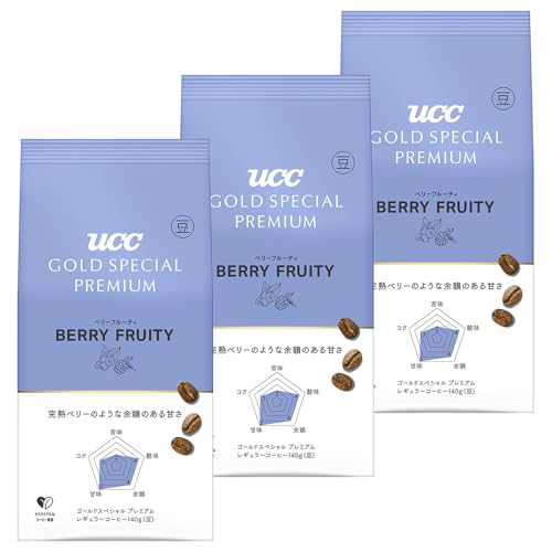 GOLD SPECIAL PREMIUM ベリーフルーティ 炒り豆 420g(140g×3個）【豆のまま】の商品画像（Amazon）