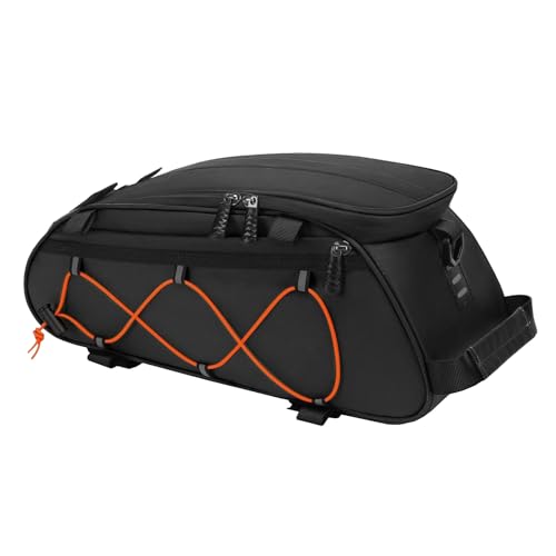 MOSISO Bike Rack Bag with 2 Removable Panniers, Waterproof Bike Trunk Cooler Storage Handbag...