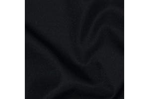 Duvetyne Commando Fabric Black 55" x 1 Yard