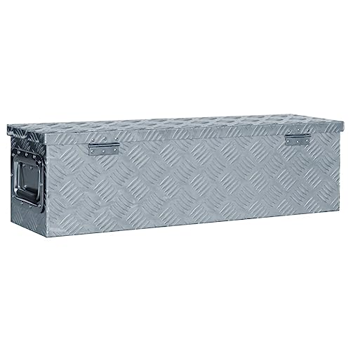 vidaXL Aluminiumkiste 80,5x22x22cm Alu Box Koffer Werkzeugbox Transportkiste