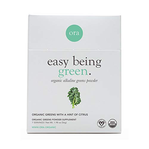 Ora Organic Greens Powder - Vegan, Gluten-Free, Organic Super Greens Drink for Energy and Detox | Antioxidants & Adaptogenic Herbs | 20+ Superfood Greens Blend - Citrus Flavor, 7 Servings Ora Organic Greens Powder - Vegan, Gluten-Free, Organic Super Greens Drink for Energy and Detox | Antioxidants & Adaptogenic Herbs | 20+ Superfood Greens Blend - Citrus Flavor, 7 Servings