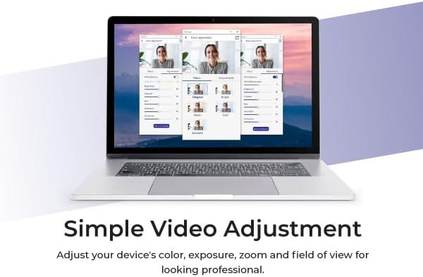 Miniatura 8 de AVerMedia PA511D - Cámara de videoconferencia 4K, altavoz, cancelación de eco, autoframing, certificado por zoom, red con cable y conexión de cable