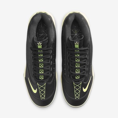 Nike Nike Griffey 2 MCS Men's Baseball Cleats (HF1579-001, Black/Volt) Size 8