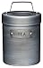 KitchenCraft Industrial Kitchen Contenitore per Tè in Metallo Stile Vintage, Coperchio con Maniglia, Capacità 1 L (1.75 pts), 11 cm, Grigio