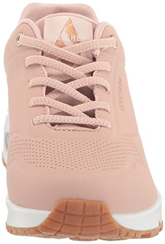 Image of Skechers Women's Uno - Shimmer Away Wedge Slip-On Fashion Sneakers, Blsh, 6