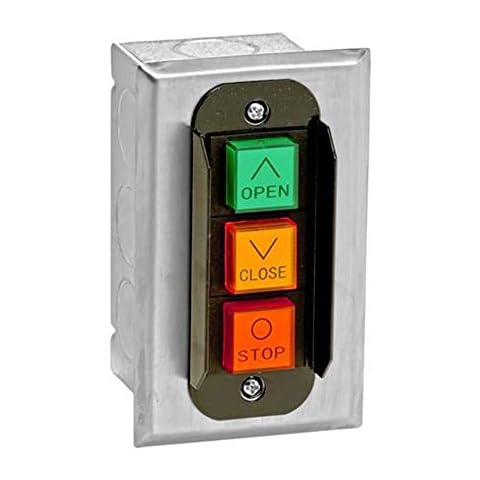 MMTC PBC-3 Nema 1 Three Button Interior Flush Mount Control Station Momentary Cover