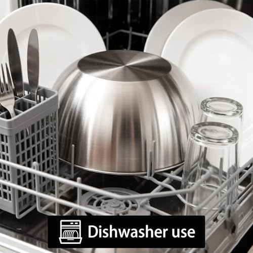 Set de 2 Tazones Mezcladores de Acero Inoxidable 2.22 Qt miniatura 5