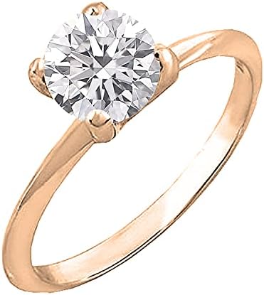 Dazzlingrock Collection Anillo de compromiso solitario de 1 quila...