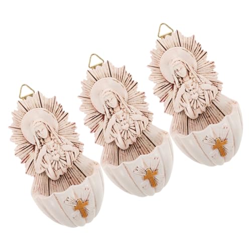 DECHOUS Unico Sacro Cuore Di Maria Acquasantiera Cattolica Decorazione Da Parete Per Casa Chiesa