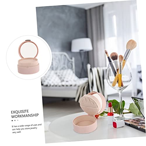 Boîte à bijoux de voyage blanche avec couvercle transparent pour bagage - 7