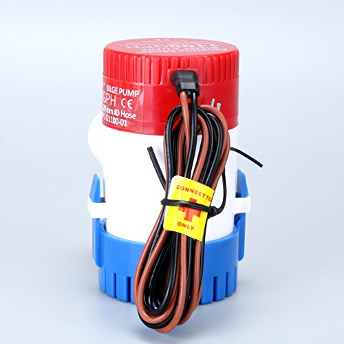 Amarine Made FBA_SPT-PN-8F-845057 Bilge Pump, 12V Boat Pump 1100Gph Marine Boat Bilge Pumps, Fully Submersible Pump thumb #4