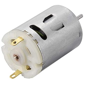 Ex Electronix Express 9v محرك Dc للخدمة الشاقة 12،500 دورة في الدقيقة كحد أقصى ( 1.08 قطر × 1.48 الطول )