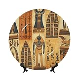 Taille parfaite : ces décorations en céramique pour décoration murale mesurent 15,2 cm, 17,8 cm, 20,3 cm, 25,4 cm, vous pouvez choisir votre taille préférée pour décorer votre chambre. (Comprend une plaque décorative + une base + un crochet + une pièce autocollante)