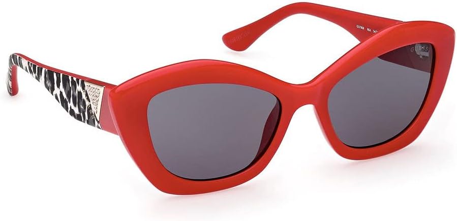 GUESS Jeans Red Injected Plastic Women Women's Sunglass