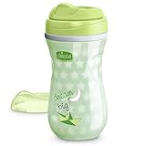 Chicco Glow in the Dark Double-Wall Insulated Sippy Cup with Bite-Proof Rim Spout and Spill-Free Lid 9oz.| Top-Rack Dishwasher Safe | Easy to Hold with Ergonomic Indents | 12+ months
