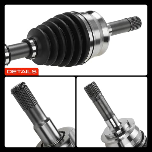 A-Premium Pair (2) Front CV Axle Shaft Assembly Compatible with Ford Ranger 1996-2000 & Mazda B3000 B4000 1998-2000, 4WD with Standard Suspension, Front Driver and Passenger Side by A-Premium - Image 9