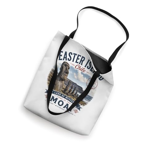 Bolso Tote Chile Estatuas Moai Rapa Nui Vintage miniatura 2