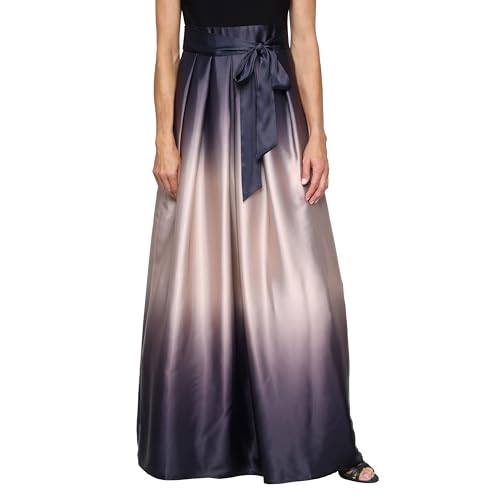 Image of S.L. Fashions Women's Sleeveless Long Satin Mother of The Bride Dress with Pockets, Formal Party Gown