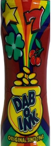 Dab-O-Ink One Dozen 3oz Ruby Red Bingo Dauber