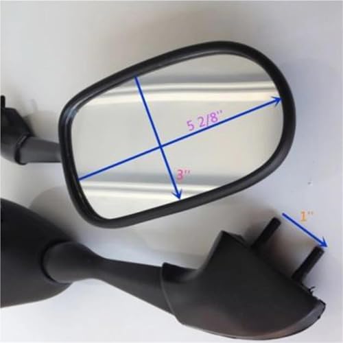 Retrovisores para Yamaha FZ1 2001-2005 espejos laterales negros de moto 2