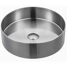 Karran Cinox Stainless Steel Round Vessel Sink in Stainless Steel