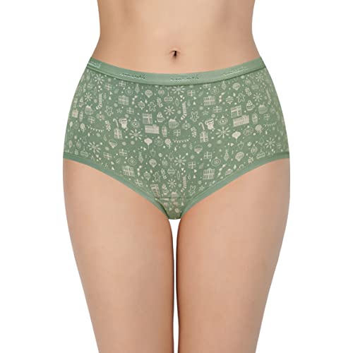 Image of Amante Printed Cotton Full Brief Panty Pack(Pack of 3)