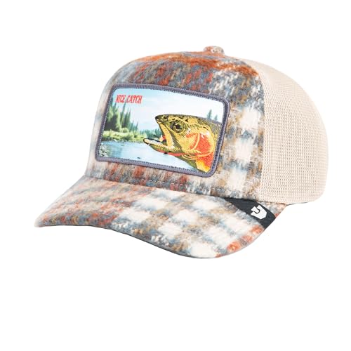 Goorin Bros. The Farm All Over Canvas Adjustable Trucker Hat Baseball Cap Unisex-Erwachsene, grau, One size