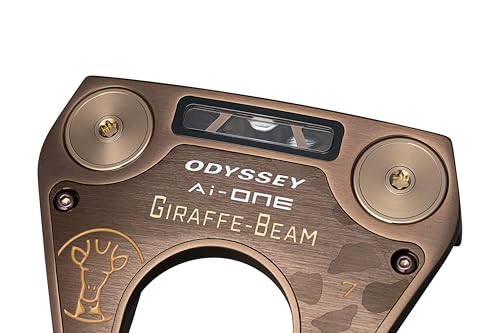 オデッセイ(ODYSSEY) 右用 パター Ai-ONE GIRAFFE-BEAM #7 クランクホーゼル (マレットタイプ STROKE LAB 90シャフト 専用カラーラベル 34インチ) スチール メンズ 8枚目