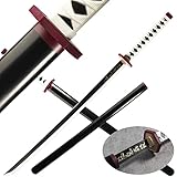 Jaxmoon Cosplay Anime Swords, Demon Slayer Sword, Handmade Katana Samurai Sword Carbon Foam Blade,...