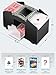 1-4 Deck Automatic Card Shuffler, Poker Shuffler Machine with Rubber Silencer, Lower Noise, Casino Card Electric Shuffler, Playing Card Shuffler for UNO, Phase 10, Skyjo, Skip Bo Home Card Game